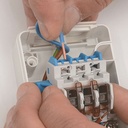 Kapslet korrespondanceafbryder IP44 - hvid