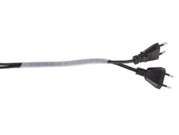 Spiral kabelsamler - 10m / Ø6mm (transparent hvid)