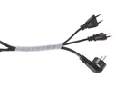 Spiral kabelsamler - 10m / Ø10mm (transparent hvid)