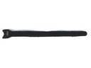 Velcro kabelstrips - 20,5cm sort (10 stk.)