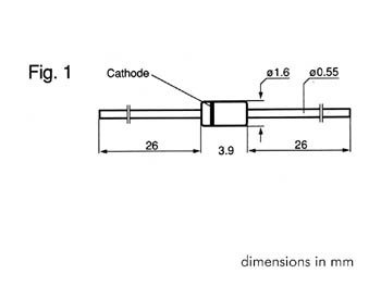 Zenerdiode - 5,6V / 0,5W (DO35)
