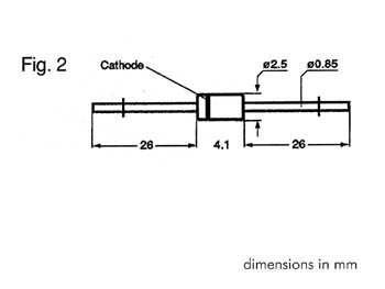 Zenerdiode - 7,5V / 1,3W ±5% (DO41)