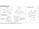Subminiature relæ - 12VDC / 1A, 2 x omskifter, DPDT (DIP10)
