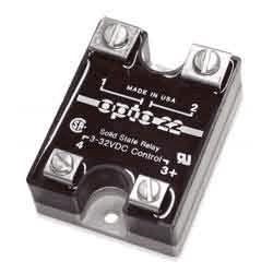 Solid state relæ - 3-32Vdc, 120VAC / 25A, 1 x slutte