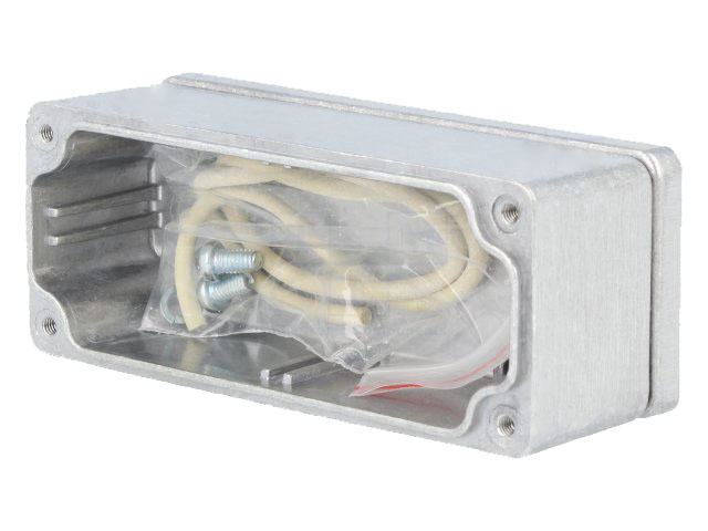 G102 aluminiumskabinet - IP65 (90x36x30mm)