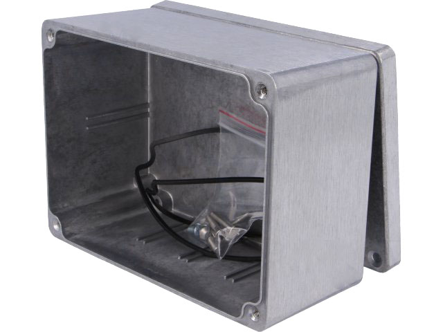 G115 aluminiumskabinet - IP65 (108x148x75mm)