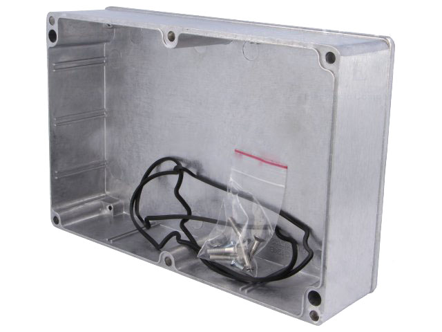 G124 aluminiumskabinet - IP65 (146x222x55mm)