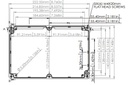 G124 aluminiumskabinet - IP65 (146x222x55mm)