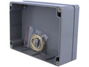 G313 plastkabinet - Grå, IP65 (171x121x55mm)