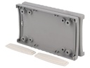 G401 plastkabinet - Grå, IP54 (50x90x16mm)