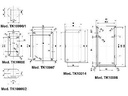 TEKO "sæbe" ABS kabinet - Sort (56x31x25mm)