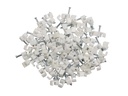 Kabelsøm-clips - Flad 3x4mm, Hvid (100 stk. box)