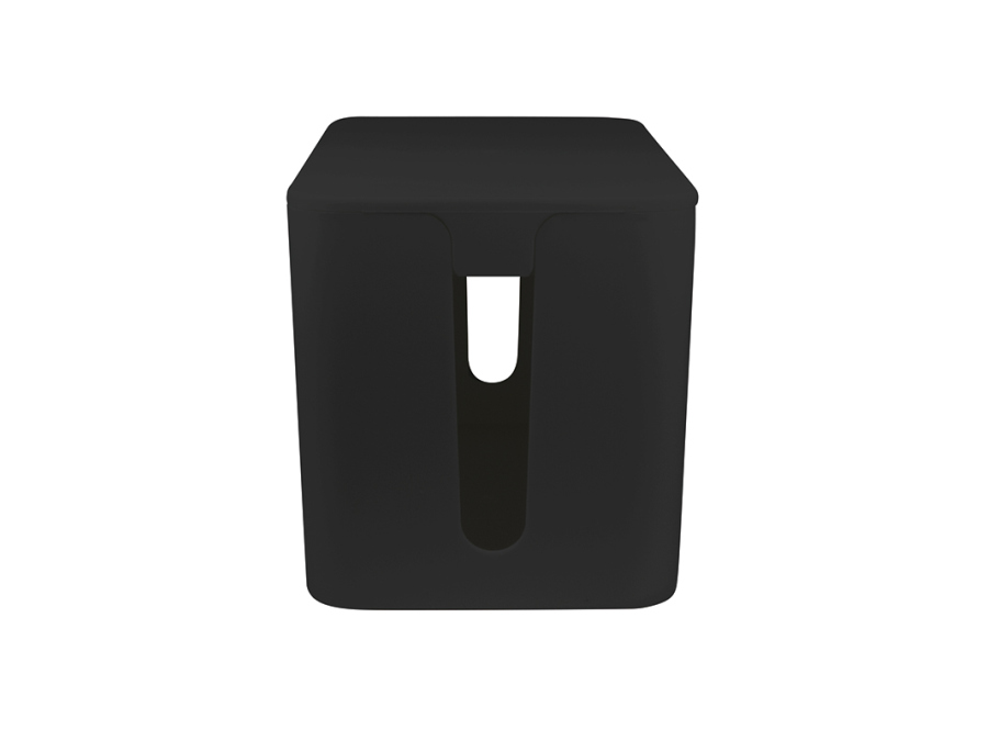 Kabelskjuler boks - 235x115x120mm, Sort