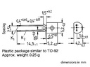 LM35DZ Temperatursensor - 0 til 100°C (TO92)