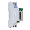 Bimåler / Elmåler KWH for din skinne 1F 45A LCD