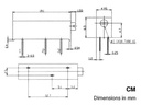 Multiturn trimmepotmeter - 20kOhm, 19mm, 750mW, ±10%