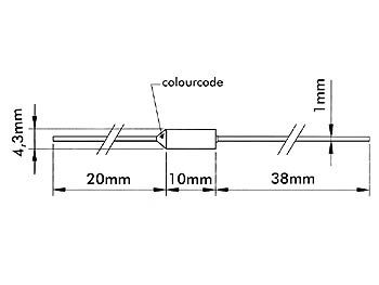 Termisk sikring - 110°C, 250V / 10A