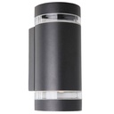 L & K Design FOCUS 2xGU10 væglampe Antracit