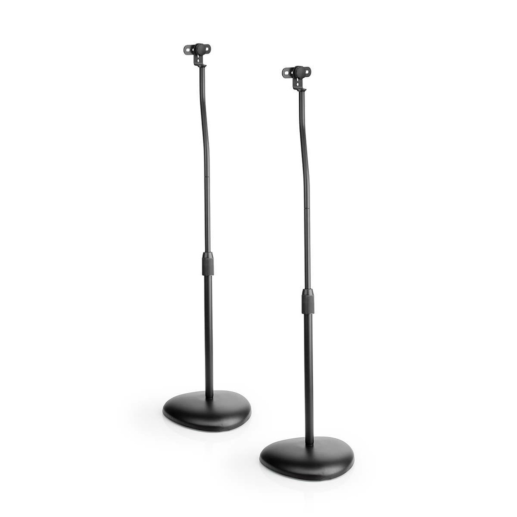 Universal Højttaler gulvstande, maks. 4,5kg, Sort (2 stk.)
