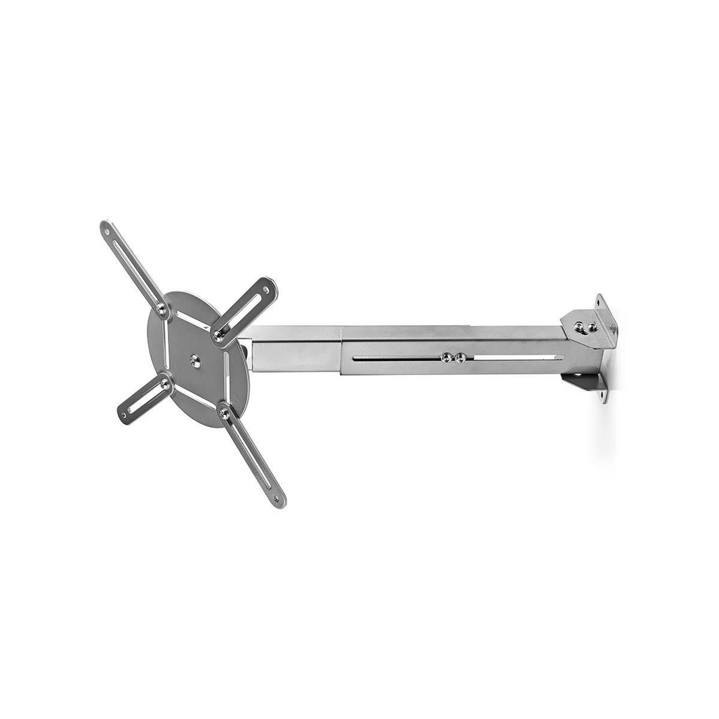 Projektor Beslag - Fuldt bevægeligt (væg/loft) 10 kg, Silver
