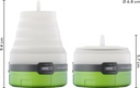3-i-1 sammenklappelig campinglampe - RGB LED, flammeeffekt