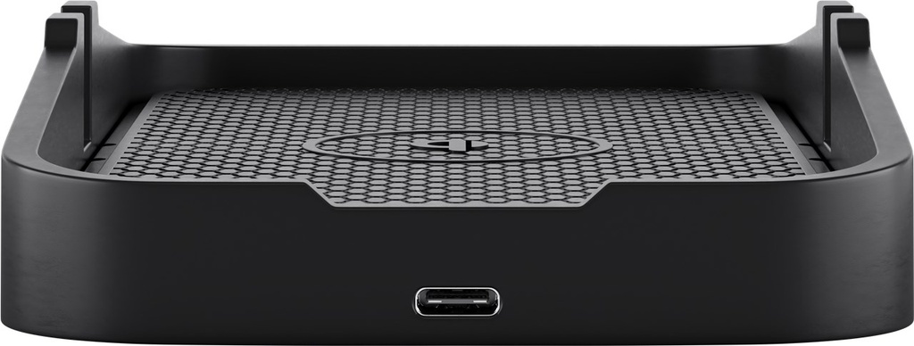 Trådløs QI oplader - Silikonebase, 15W, Sort