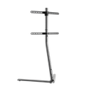 TV gulvstand - 49-70". V-fod, maks. 40kg, Krom
