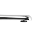 TV gulvstand - 49-70". V-fod, maks. 40kg, Krom