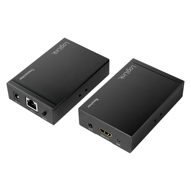 HDMI extender over LAN (50m) - 4K/30Hz, IR
