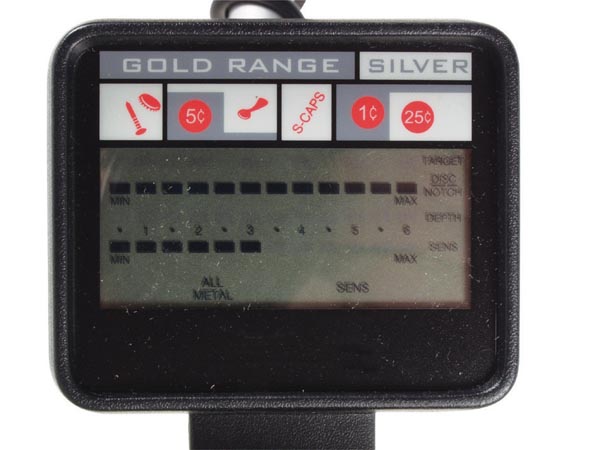 Semiprof. metaldetektor m. LCD display