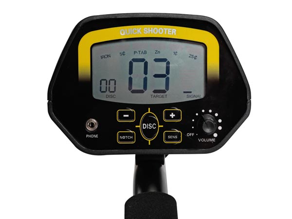 Prof. metaldetektor m. Digital LCD display