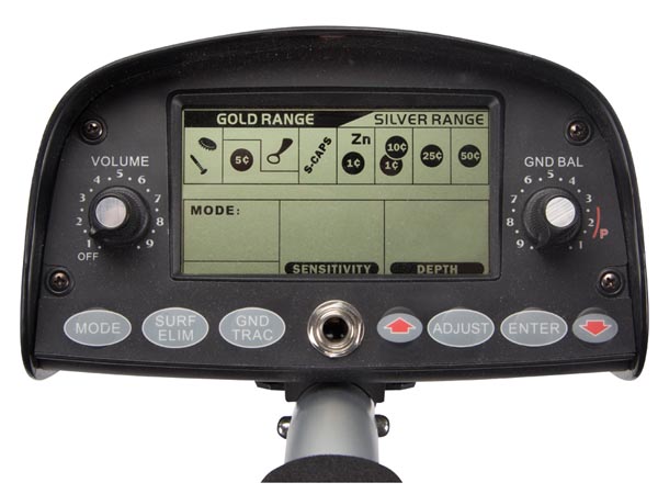 Avanceret metaldetektor m. LCD display