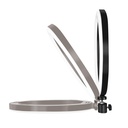 Smartphone holder med ringlys, fjernstyring - Ø25cm, Sort