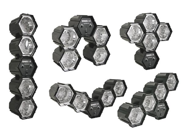Modular LED lysshow - 4 x 47 LEDs