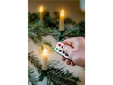 Trådløs LED juletræslys - med clip-on, remote (10 stk.)