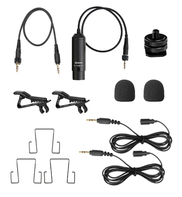 Trådløs mikrofonsystem - 2 bodypack sendere + modtager