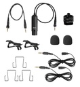 Trådløs mikrofonsystem - 2 bodypack sendere + modtager