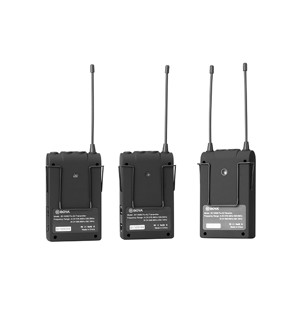 Trådløs mikrofonsystem - 2 bodypack sendere + modtager