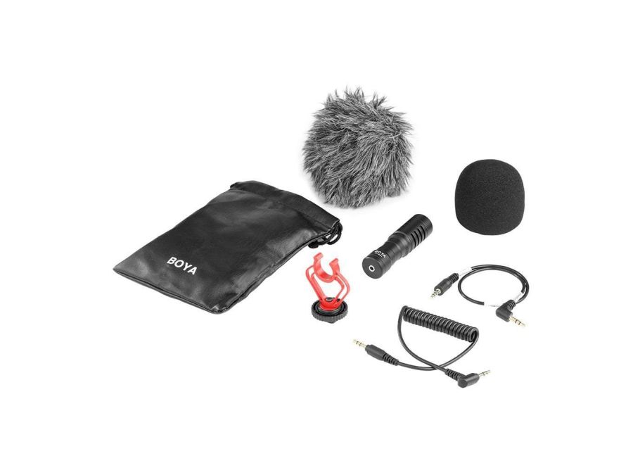Mikrofon til smartphone/kamera/PC