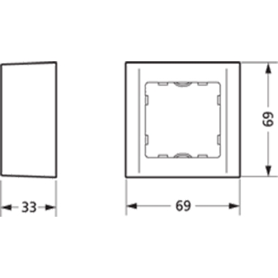 LK Fuga softline underlag 1 modul hvid