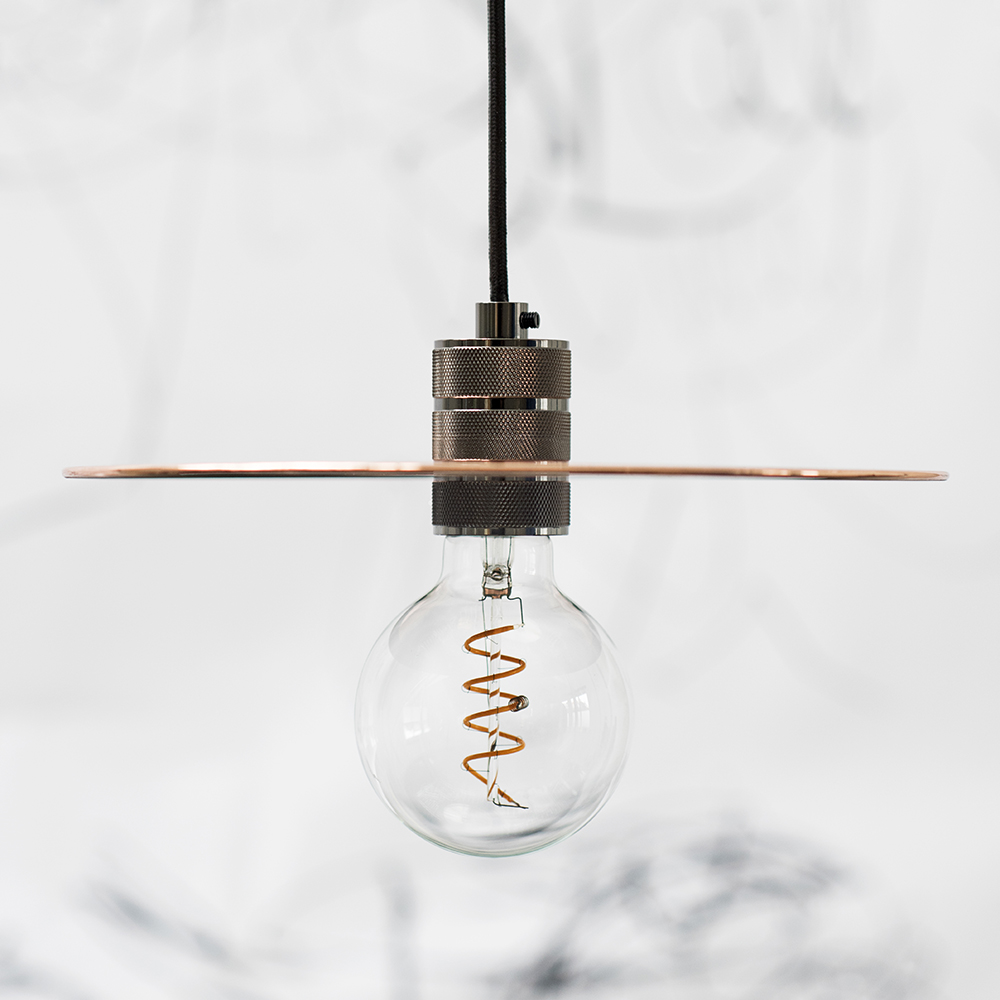 Antik E27 pærefatning - Bronze