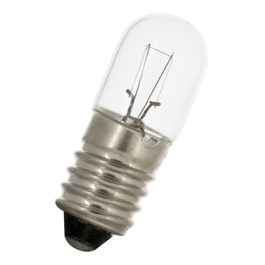 Dværglampe - 36V / 0,055A / 2W Tube, E10 sokkel (Ø10x28mm)