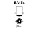 Autolampe - 48V / 45W, BA15s sokkel (Ø25x50mm)