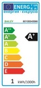 G45 LED kronepære - 240V / 1W, E14 sokkel, Gul