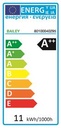 A75 filament LED pære - 240V / 11W, E27 sokkel (2700K)