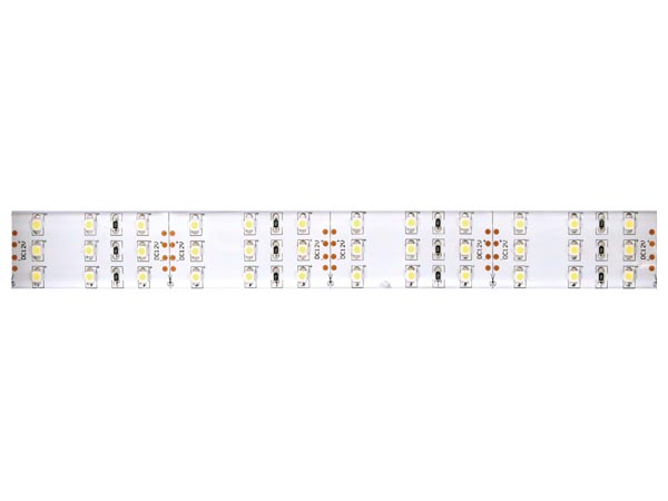 Stænktæt LED strip (IP61) - 12V Varm Hvid, 3rk. (metervare)