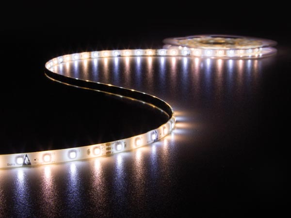 LED stripsæt (IP61) - 300 Varm+Kold Hvid LED (5m)