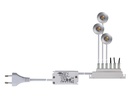 Indendørs LED kit til overflademontage - 3 x 1W, Varm hvid