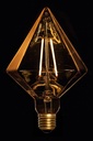 LED filament DIAMOND - 240V / 2W, E27, dæmpbar (2000K)
