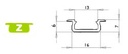 Alu. LED profil - Type Z, Hvidlakeret (2,02m)